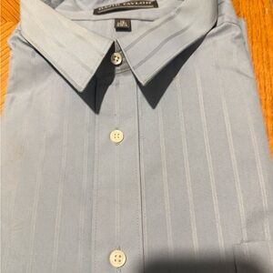 Men's Blue Striped Shirt